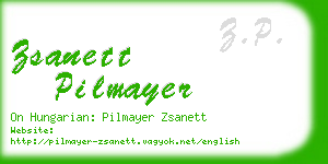 zsanett pilmayer business card